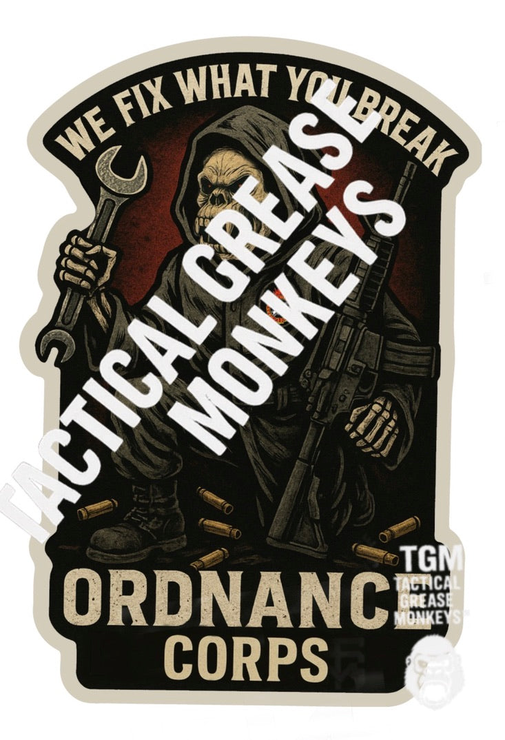 Ordnance Corps (Gorilla Skull Series) Limit Variant Sticker 1-in-30 chance