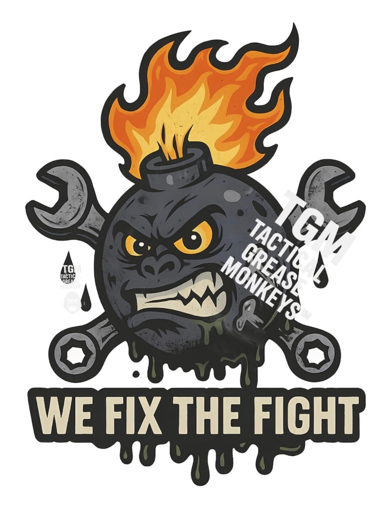 We Fix the Fight- Ordnance Bomb Sticker