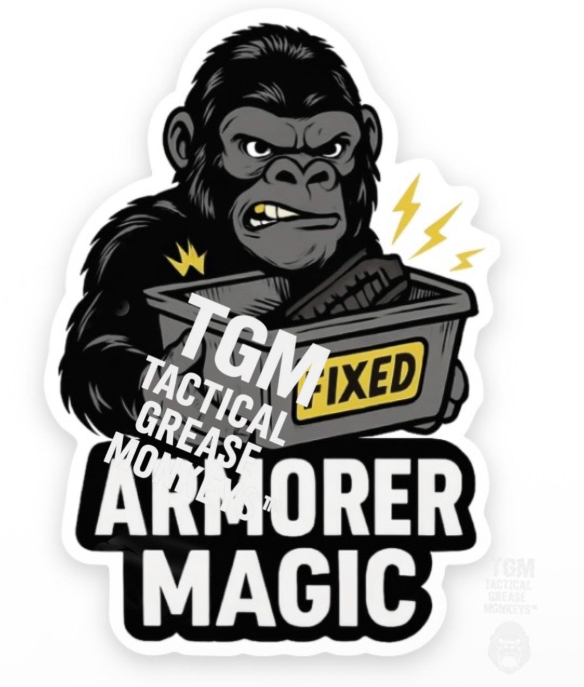 Armor Magic - Fixed Box Gorilla Sticker