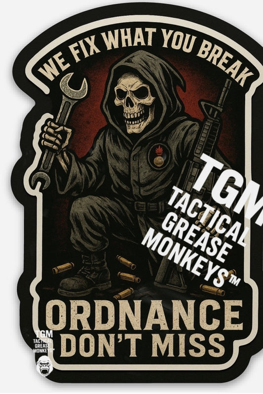 Ordnance Corps (Gorilla Skull Series)  Limit Variant Sticker 1-in-30 chance