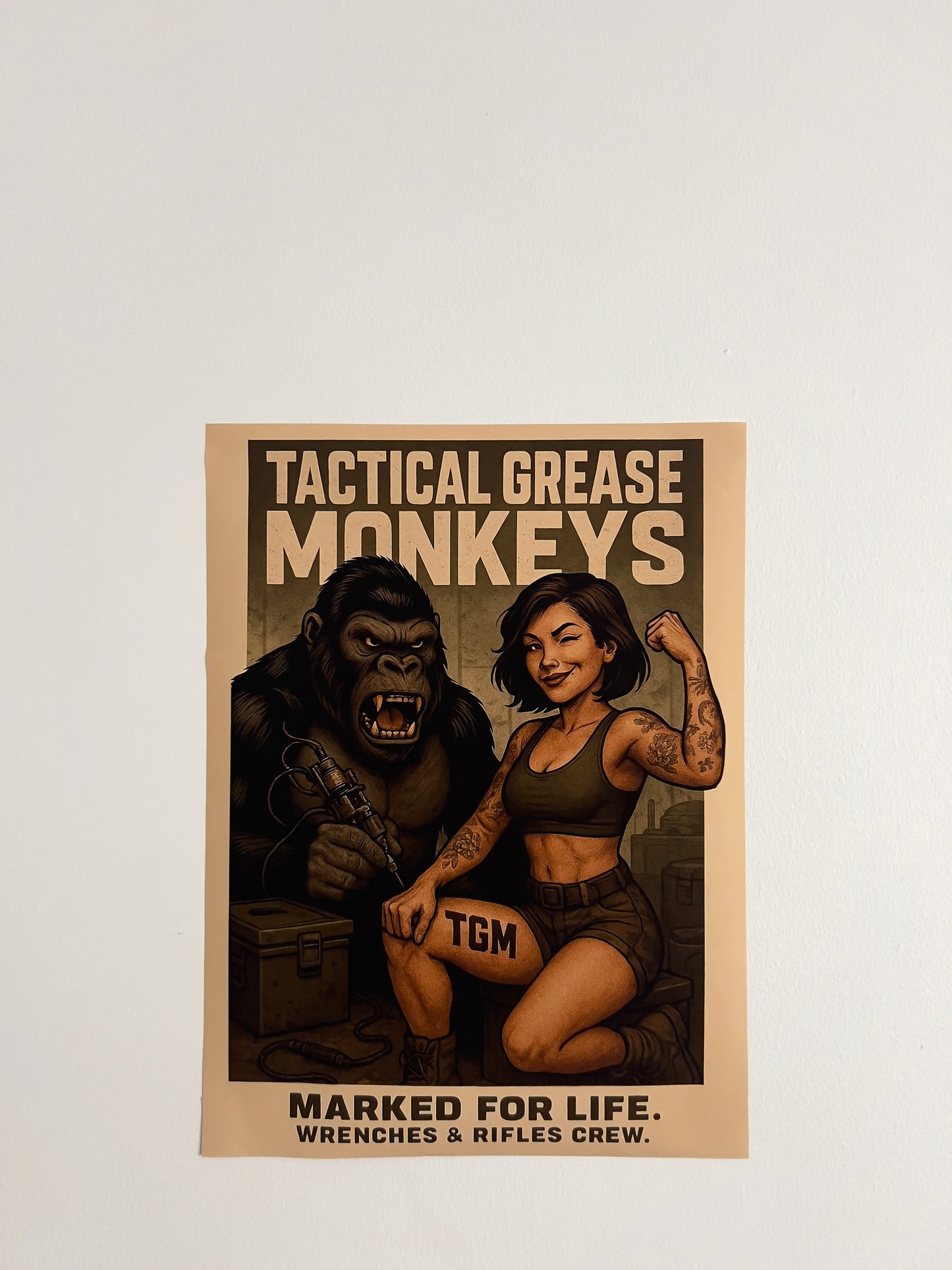 Marked for Life - Tactical Grease Monkeys Poster